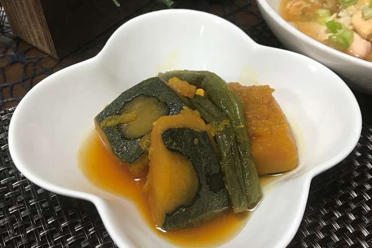 夏野菜 かぼちゃの煮物 レシピ 作り方 By さとママ Sレシピ クックパッド