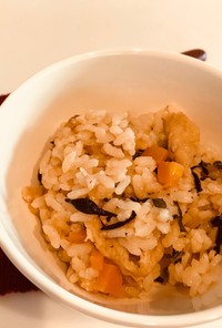 [離乳食完了期]小松菜の炊き込みご飯