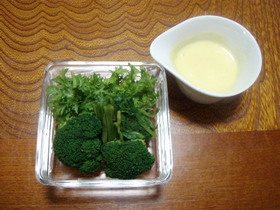 さっぱり☆緑の野菜のレモンソース☆