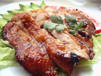 ベトナム風　鶏もも肉の照り焼きの写真