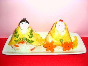 ✿ひな祭り寿司✿ お内裏様&お雛様♡o。