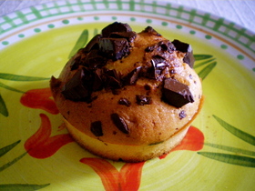 朝の砂糖控えめマフィン〜チョコチップ〜
