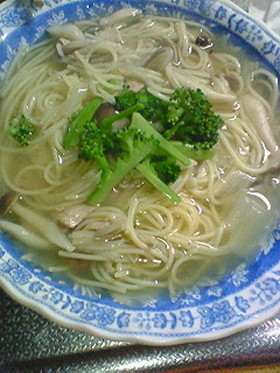 食物繊維たっぷりスープパスタ