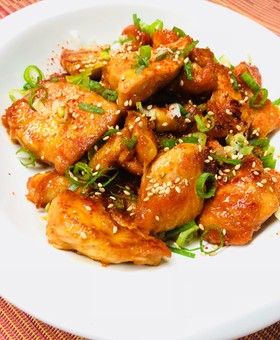 鶏むね肉のコチュジャン焼き