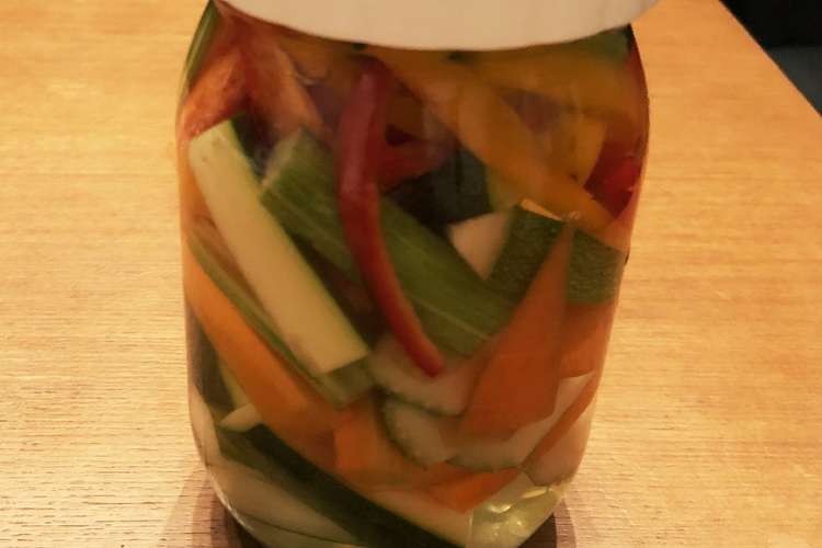酵素野菜イタリアンピクルス レシピ 作り方 By ヘルシピストはまちい クックパッド