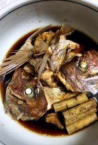 美川天然真鯛のあら煮