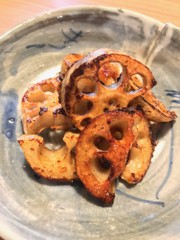 れんこんよっちゃんバター焼きの写真