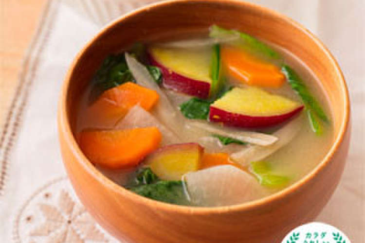 1 3日分の野菜味噌汁 レシピ 作り方 By おいしいコープ クックパッド 簡単おいしいみんなのレシピが356万品
