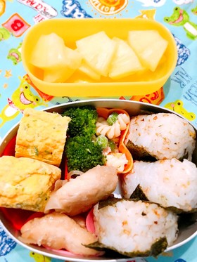 幼稚園お弁当 3歳0ヶ月②