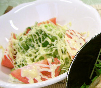 春キャベツのサラダ（腎臓病食）の写真