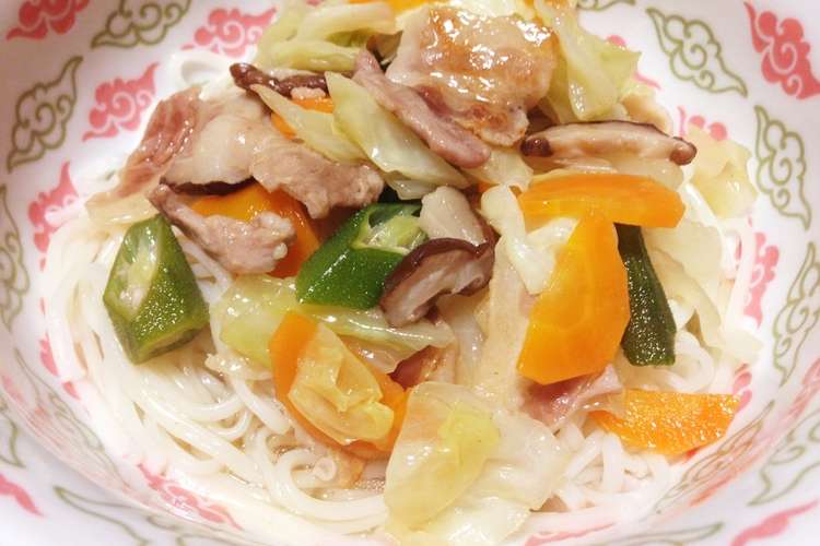 あんかけひやむぎ野菜たっぷり レシピ 作り方 By うさぎシュークリーム クックパッド 簡単おいしいみんなのレシピが356万品