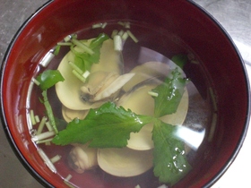 はまぐりのお吸い物