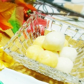 2色のおつきみだんご