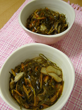 切り昆布の☆煮物