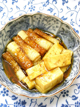 ●簡単♪ちくわと木綿豆腐の煮物●