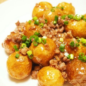 ✿新じゃがいもの揚げ煮✿