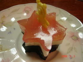 ひし形寒天