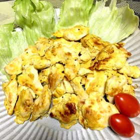 鶏胸肉のピカタ カレー味