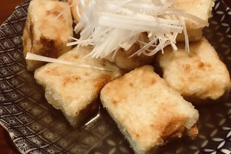 絹豆腐の揚げ出し豆腐 レシピ 作り方 By ねこぶくろキッチン クックパッド