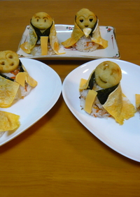 アンパンマンポテトでひな祭りちらし寿司