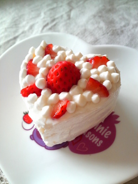 【離乳食】なんちゃってプチデコケーキ