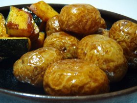 新じゃがのバター醤油!
