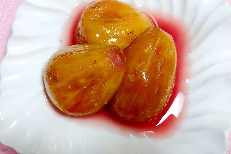 イチジクのワイン煮 簡単 美味しい レシピ 作り方 By えみ工房 クックパッド 簡単おいしいみんなのレシピが371万品