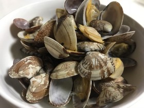 簡単 アサリの酒蒸し