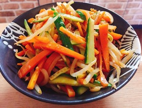 カラフル野菜のピリ辛ナムル