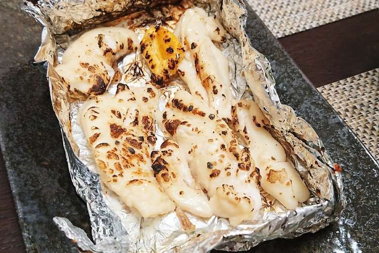 鬼アジ マアジ の白子焼き レシピ 作り方 By ぬｰさん クックパッド 簡単おいしいみんなのレシピが378万品