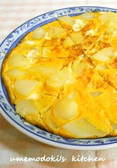 スペインオムレツ風・ジャガイモの卵とじの写真