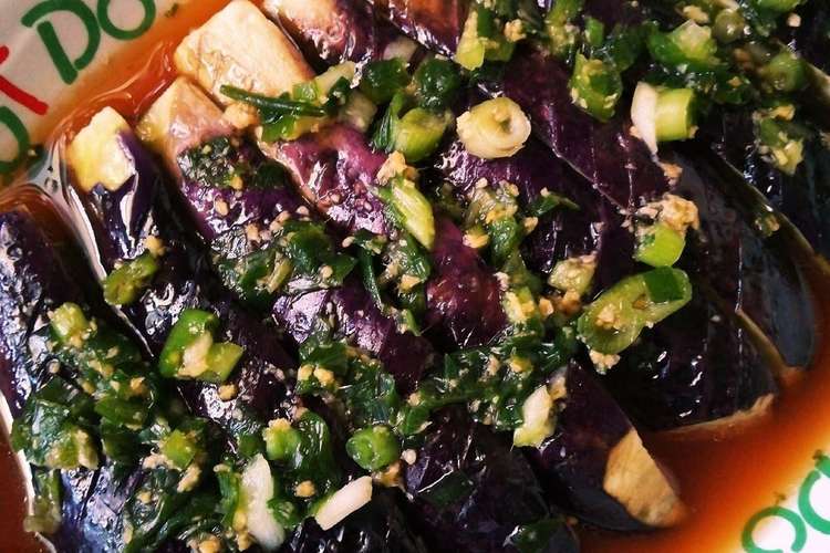 レンジだけで常備菜 茄子の煮浸し レシピ 作り方 By 結歩湖 クックパッド 簡単おいしいみんなのレシピが352万品
