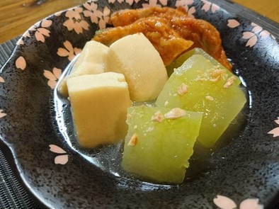 冬瓜と高野豆腐の煮物×SHiBOROの写真