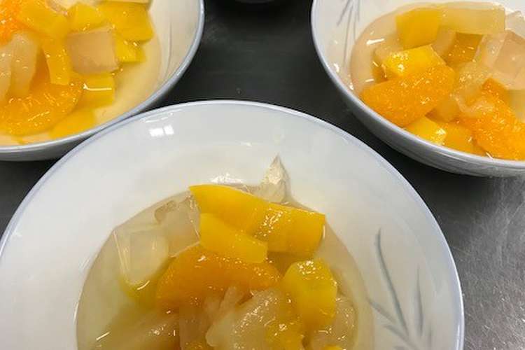 フルーツポンチ 大和市学校給食 レシピ 作り方 By 大和市学校給食 クックパッド