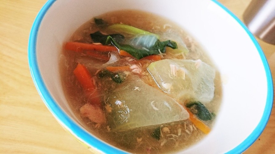 冬瓜とツナの中華スープの画像