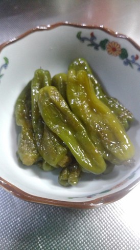 ★簡単★ごま油が香るシシトウの煮浸し
