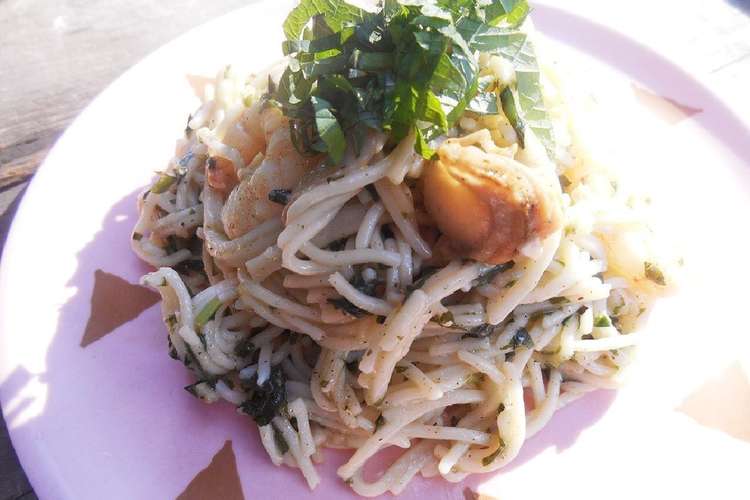 レクチンフリー 魚介 バジルソースパスタ レシピ 作り方 By レクチンフリー食 クックパッド