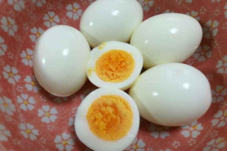 簡単 ツルンとむけるゆで卵 レシピ 作り方 By Sora12siba クックパッド