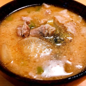簡単☆コクうま醤油味の酒粕豚汁