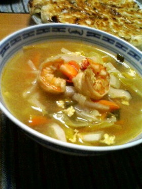 野菜たっぷり☆酸辣湯スープ