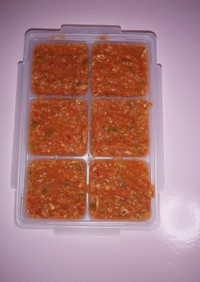 離乳食サバ缶のトマト煮