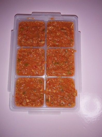 離乳食サバ缶のトマト煮の写真