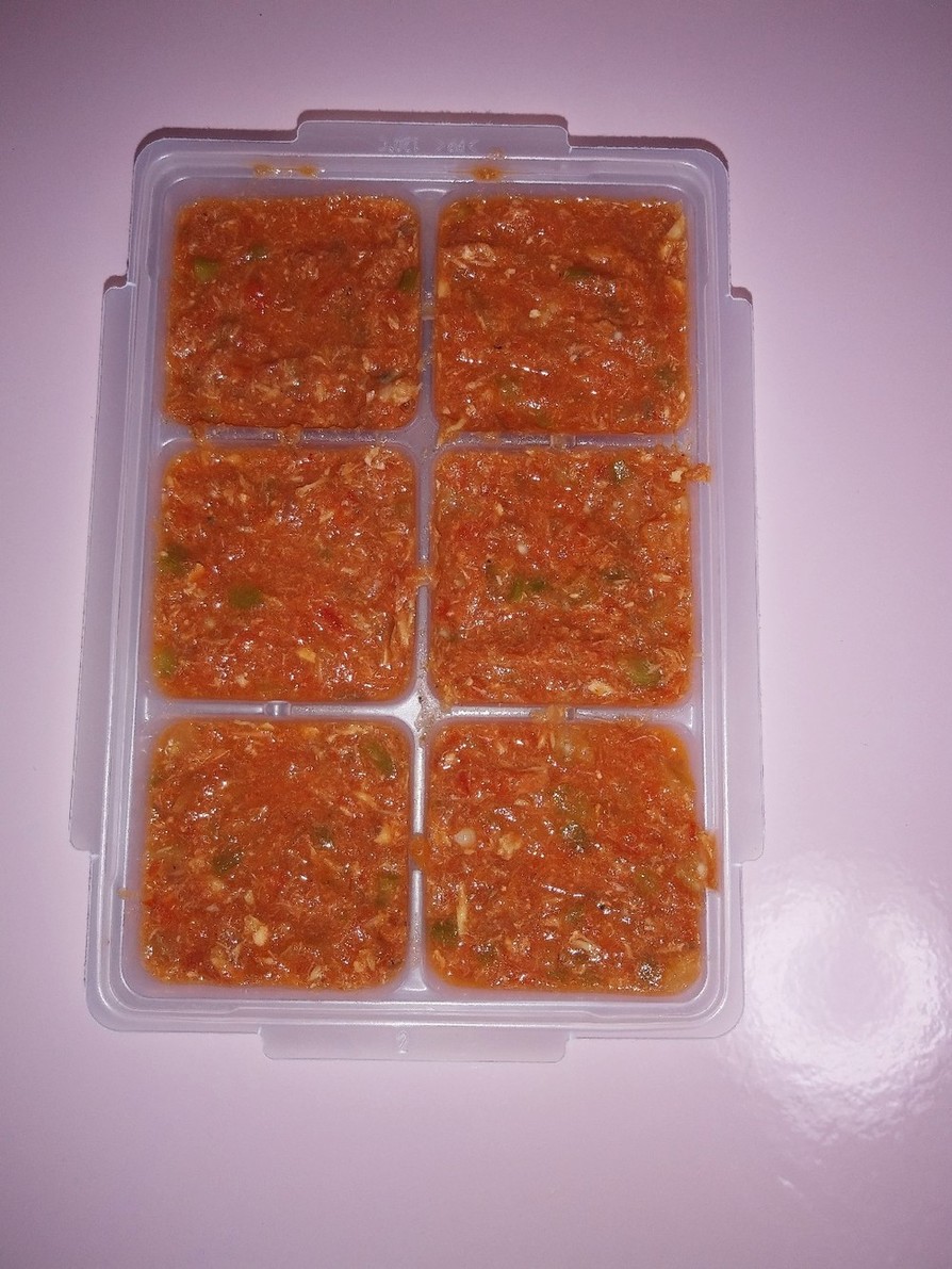 離乳食サバ缶のトマト煮の画像