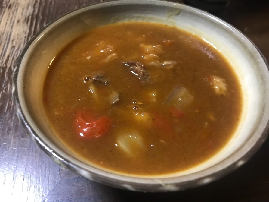 牛すじ肉のカレースープの画像