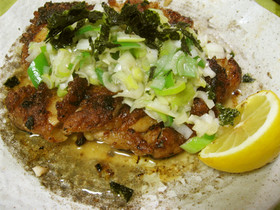簡単から揚げ?美味ネギソースで♪