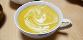 かぼちゃの煮付け→かぼちゃポタージュへ☆