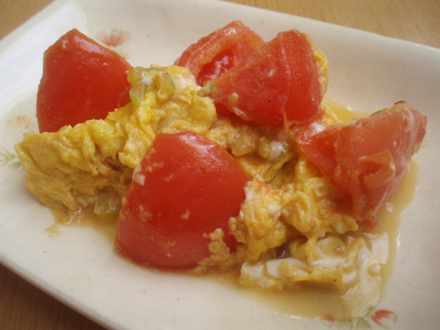 簡単☆卵とトマトの炒め物の画像