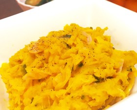 煮付けリメイクにも!かぼちゃサラダ