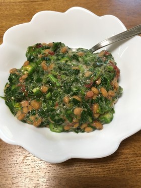 夏バテ予防に モロヘイヤとオクラの和え物