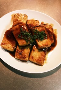 安くて簡単 豆腐のスタミナ蒲焼き